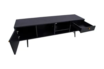Luxemburg Tv-Bänk Svart/Koppar - Products - Möbler - TV- & Mediamöbler - TV bänk & mediabänk