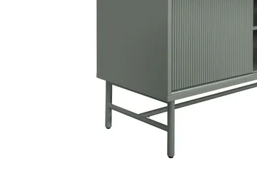 Matterhorn Smal tv-bänk med förvaring 40 cm djup 157 cm bred 58 cm hög - Grön - Products - Möbler - TV- & Mediamöbler - TV bänk & mediabänk