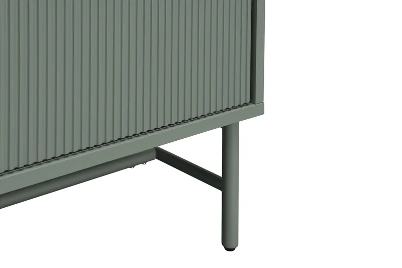 Matterhorn Smal tv-bänk med förvaring 40 cm djup 157 cm bred 58 cm hög - Grön - Products - Möbler - TV- & Mediamöbler - TV bänk & mediabänk