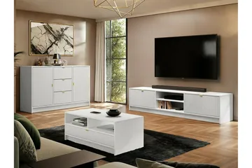 Novaj Tv-skåp 180 cm - Vit - Products - Möbler - TV- & Mediamöbler - TV-skåp