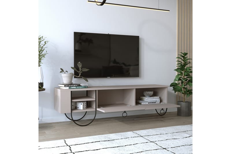 Riskalen TV-bänk 150 cm - Grå - Products - Möbler - TV- & Mediamöbler - TV bänk & mediabänk