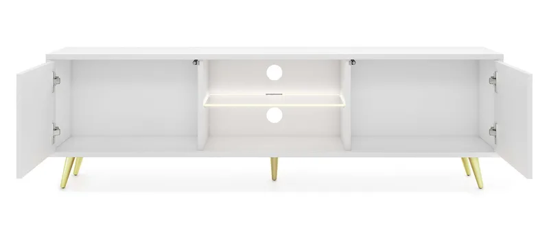 Tapas Tv-bänk 135 cm - Vit - Products - Möbler - TV- & Mediamöbler - TV bänk & mediabänk