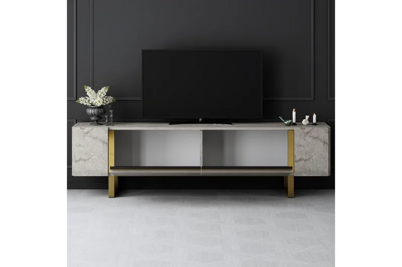 TV-bänk Sozi Travertin / Rany - Travertin / Rany - Products - Möbler - TV- & Mediamöbler - TV bänk & mediabänk