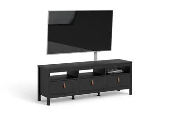 Vallvidera Tv-bänk 151 cm - Svart/Natur - Products - Möbler - TV- & Mediamöbler - TV bänk & mediabänk