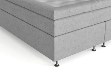Belda Kontinentalsäng 160x200Fast - Ljusgrå - Products - Möbler - Säng - Kontinentalsäng