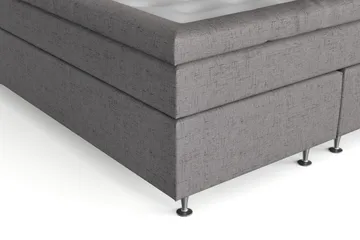 Belda Sängpaket 160x200 Fast - Grå - Products - Möbler - Säng - Kontinentalsäng