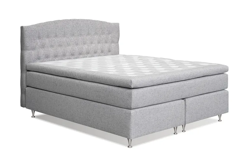Belda Sängpaket 160x200 Fast - Ljusgrå - Products - Möbler - Säng - Kontinentalsäng