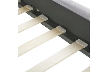 Benicio Sängram 140x200 cm - Grå/Guld - Products - Möbler - Säng - Sängram & sängstomme