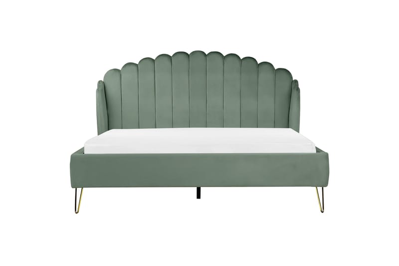 Benicio Sängram 180x200 cm - Grön/Guld - Products - Möbler - Säng - Sängram & sängstomme