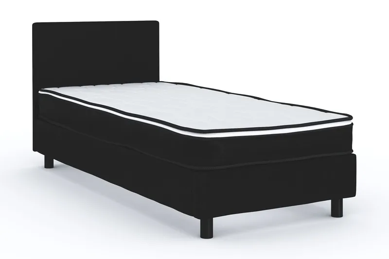 Billingen Komplett Sängpaket 90x200 cm - Svart - Products - Möbler - Säng - Kontinentalsäng