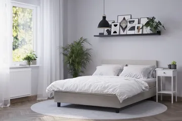 Billingen Kontinentalsäng 160x200 cm - Beige - Products - Möbler - Säng - Komplett sängpaket