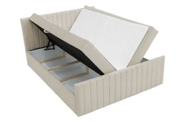 Calrosor Sängpaket Kontinentalsäng med Förvaring 160x200 cm - Blå - Products - Möbler - Säng - Komplett sängpaket