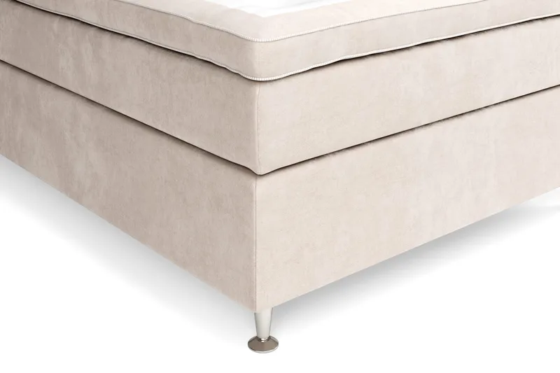 Celine Kontinentalsäng 120x200cm - Beige/Sammet - Products - Möbler - Säng - Kontinentalsäng