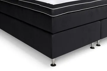 Celine Kontinentalsäng 160x200cm - Svart/Sammet - Products - Möbler - Säng - Kontinentalsäng