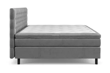 Celine Kontinentalsäng 210x210cm - Grå/Sammet - Products - Möbler - Säng - Kontinentalsäng