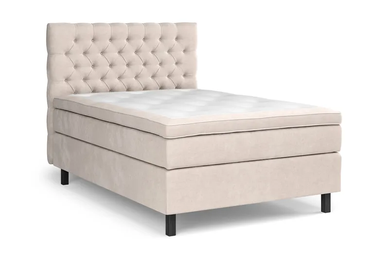 Celine Sängpaket 140x200cm - Beige/Sammet - Products - Möbler - Säng - Kontinentalsäng