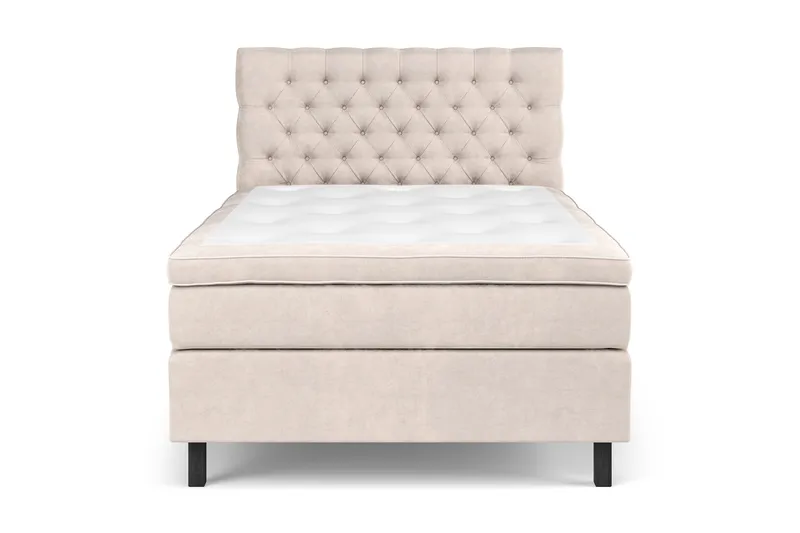 Celine Sängpaket 140x200cm - Beige/Sammet - Products - Möbler - Säng - Kontinentalsäng