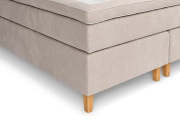 Celine Sängpaket 160x200cm - Beige/Sammet - Products - Möbler - Säng - Kontinentalsäng
