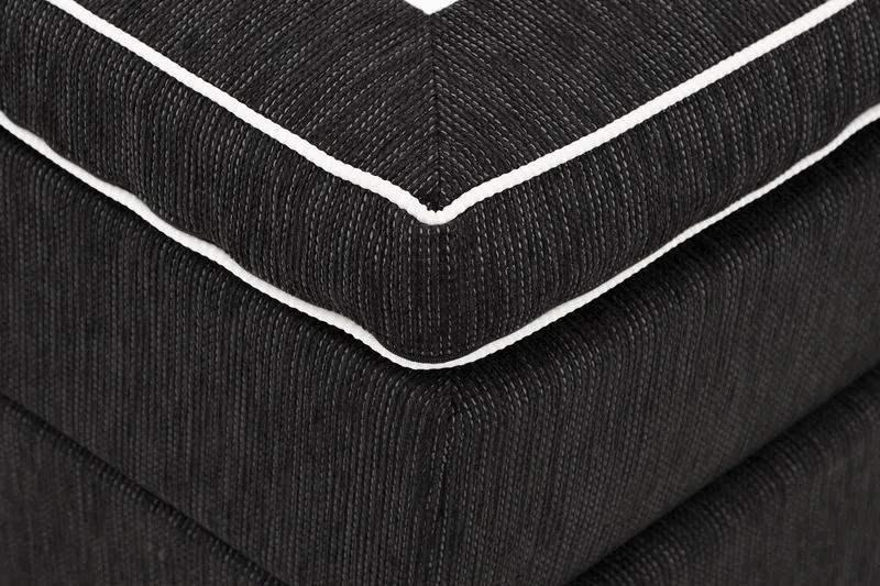 Charleston Komplett Sängpaket180x200 cm - Svart - Products - Möbler - Säng - Kontinentalsäng