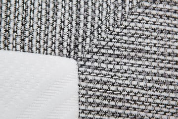 Charleston Kontinentalsäng 120x200 Fast Polyeterskum - Ljusgrå - Products - Möbler - Säng - Enkelsäng