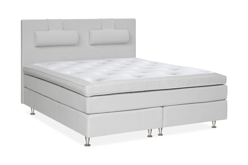 Charleston Kontinentalsäng 160x200 Fast Valbar Malaga, Malaga Ljusgrå