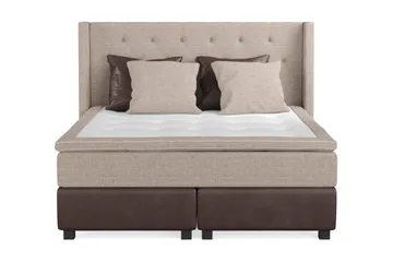 Två bruna, två beiga kuddar ingår - Beige/Brun