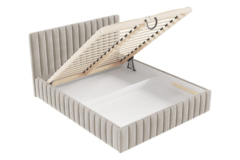 Desio Förvaringssäng 140x200 cm - Gul - Products - Möbler - Säng - Säng med förvaring