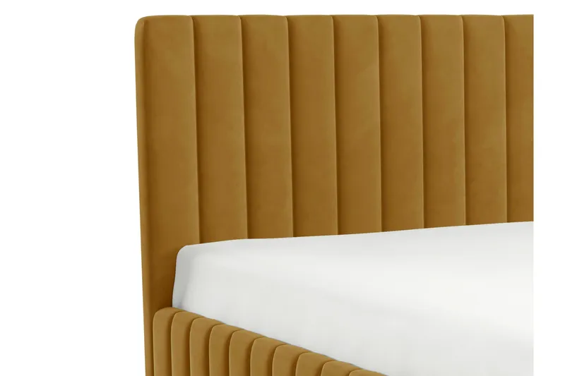 Desio Förvaringssäng 160x200 cm - Gul - Products - Möbler - Säng - Säng med förvaring