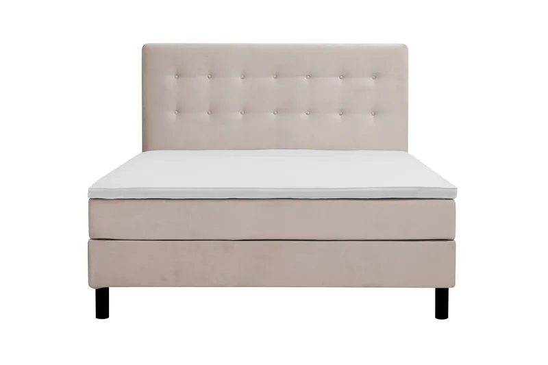 Dream Komplett Sängpaket 150x200 cm Knappar - Beige - Products - Möbler - Säng - Kontinentalsäng