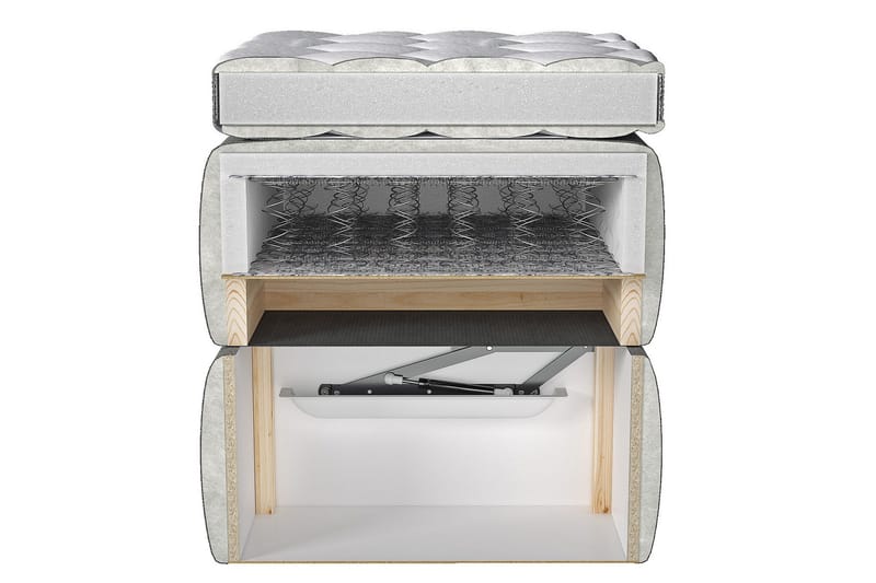 Elegantina Kontinentalsäng 160x200 cm - Products - Möbler - Säng - Säng med förvaring