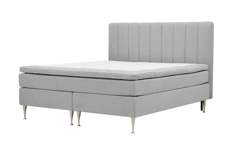 Hilton High Komplett Sängpaket 180x200 cm - Grå - Products - Möbler - Säng - Kontinentalsäng