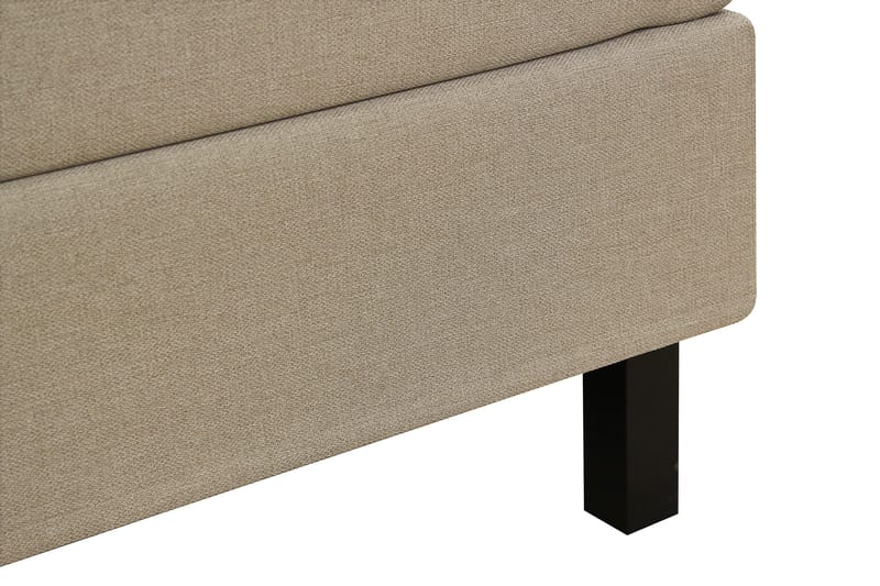Hilton Komplett Sängpaket 160x200 cm Kontinentalsäng med rutad sänggavel - Beige - Products - Möbler - Säng - Kontinentalsäng
