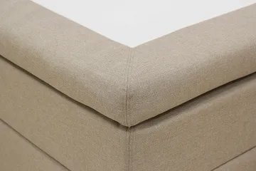 Hilton Komplett Sängpaket 160x200 cm Kontinentalsäng med rutad sänggavel - Beige - Products - Möbler - Säng - Kontinentalsäng