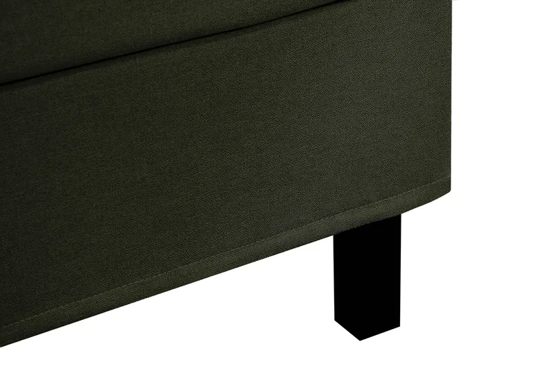 Hilton Komplett Sängpaket 160x200 cm Kontinentalsäng med rutad sänggavel - Grön - Products - Möbler - Säng - Kontinentalsäng