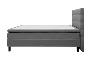 Hilton Komplett Sängpaket 180x200 cm Kontinentalsäng med rutad sänggavel - Grå - Products - Möbler - Säng - Kontinentalsäng