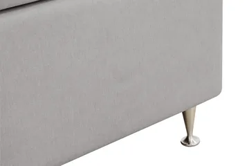Hilton Lyx Komplett Sängpaket 160x200 cm Kontinentalsäng med knappad sänggavel - Grå - Products - Möbler - Säng - Kontinentalsäng
