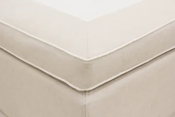 Hilton Lyx Komplett Sängpaket 180x200 cm Kontinentalsäng med knappad sänggavel - Ljusbeige - Products - Möbler - Säng - Kontinentalsäng