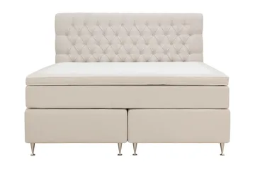 Hilton Lyx Komplett Sängpaket 180x200 cm Kontinentalsäng med knappad sänggavel