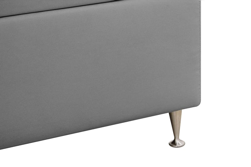 Hilton Lyx Kontinentalsäng 180x200 cm - Ljusgrå - Products - Möbler - Säng - Kontinentalsäng
