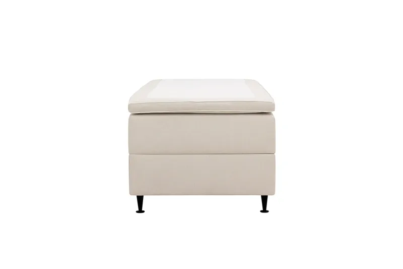 Hilton Plus Kontinentalsäng med Förvaring 90x200 cm, Ljusbeige