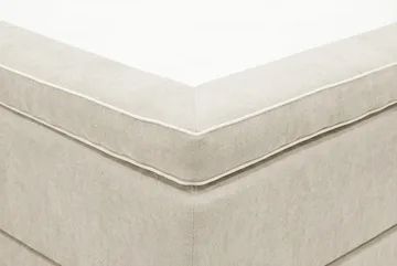 Hilton Premium Komplett Sängpaket 180x200 cm Kontinentalsäng med Sänggavel - Beige Tyg - Products - Möbler - Säng - Kontinentalsäng