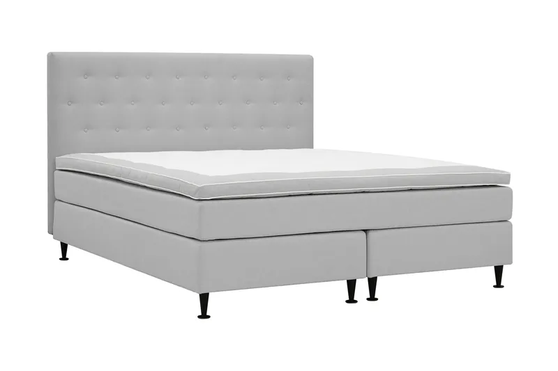 Hilton Plus Komplett Sängpaket 180x200 cm - Grå - Products - Möbler - Säng - Komplett sängpaket