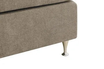Hilton Premium Kontinentalsäng 160x200 cm - Ljusbrun Tyg - Products - Möbler - Säng - Kontinentalsäng
