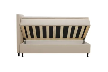 Hilton Plus Komplett Sängpaket med Förvaring 90x200 cm - Beige - Products - Möbler - Säng - Enkelsäng