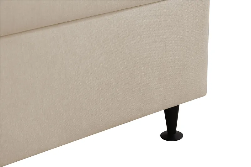 Hilton Plus Komplett Sängpaket med Förvaring 120x200 cm - Beige - Products - Möbler - Säng - Enkelsäng
