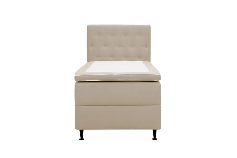 Hilton Plus Komplett Sängpaket med Förvaring 90x200 cm - Beige - Products - Möbler - Säng - Enkelsäng