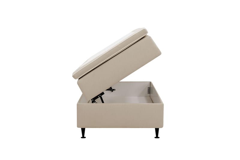 Hilton Plus Kontinentalsäng med Förvaring 90x200 cm - Beige - Products - Möbler - Säng - Enkelsäng