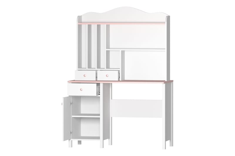 Hilts Möbelset För Sovrum - Vit/Rosa - Products - Möbler - Säng - Möbelset för sovrum