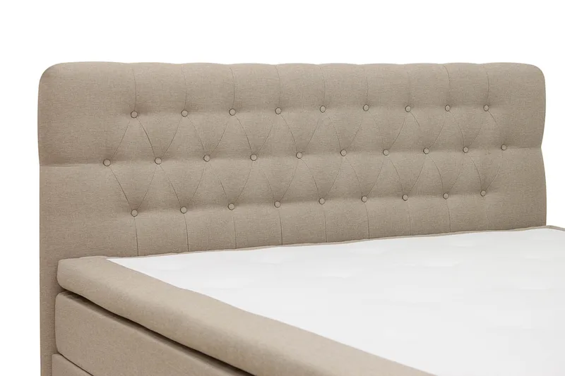 HVILA Classic Komplett Sängpaket 180x200 cm Kontinentalsäng med diamant sänggavel - Beige - Products - Möbler - Säng - Komplett sängpaket