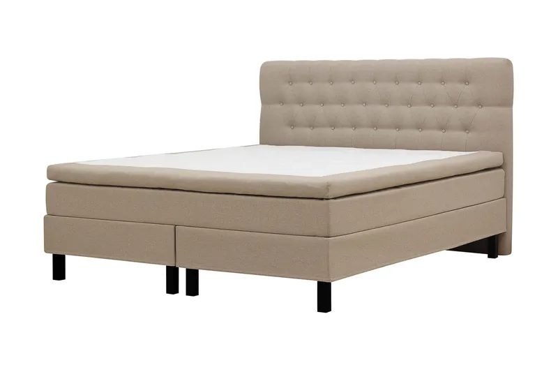 HVILA Classic Komplett Sängpaket 180x200 cm Kontinentalsäng med diamant sänggavel - Beige - Products - Möbler - Säng - Komplett sängpaket